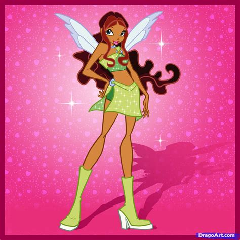 Ganhou junto com as winx quando roxy acreditou nas fadas (ep. How to Draw Layla, Winx Club, Layla, Step by Step ...