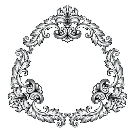 Scroll Frame Vector At Getdrawings Free Download