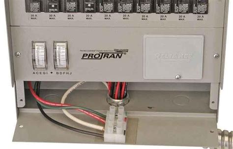 Reliance Controls 31406cwk Protran 6 Circuit 30 Amp Generator Transfer