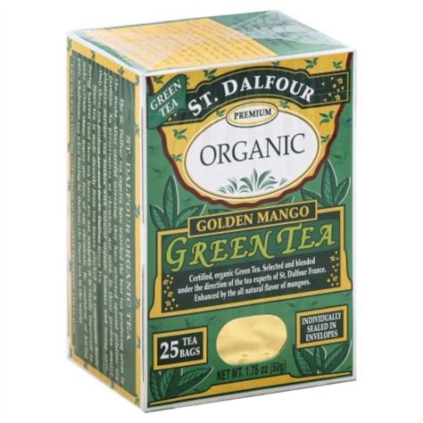 St Dalfour Organic Golden Mango Green Tea Bags 25 Ct Fred Meyer