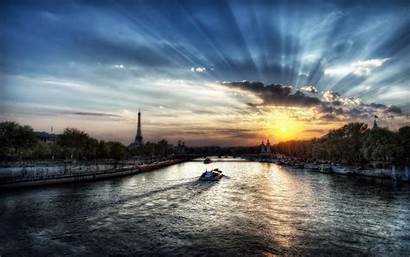 Paris Sunset Places Earth Place Wallpapers Cool