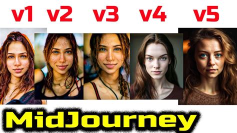 All Midjourney Versions Compared V1 V5 Evolution Aituts Images And