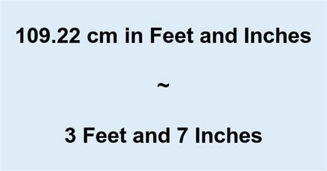 10922 Cm In Feet And Inches Converter And Formula