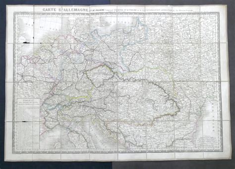 Carta Geografica Germania E Polonia Carte D Allemagne Et Pologne