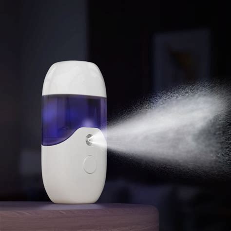 Mini Portable Nano Mist Sprayer Facial Led Nanos Body Nebulizer With