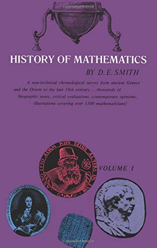 History Of Mathematics Vol I Dover Books On Mathematics David E