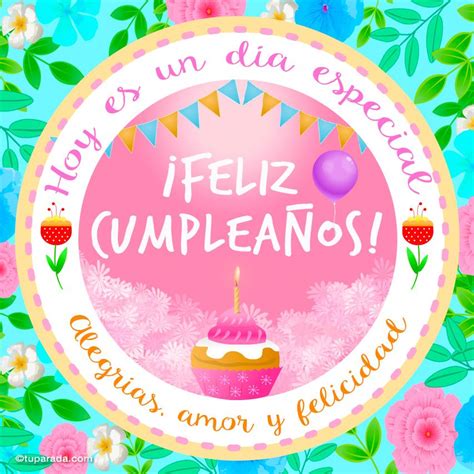 Tarjeta De Cumpleaños Con Cupcake Cumpleaños Tarjetas Postales Gratis Feli Arte Feliz