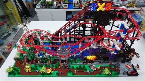 Rx3 Massive Lego Roller Coaster Youtube
