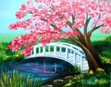 39 Acrylic Japanese Landscape Painting Easy
