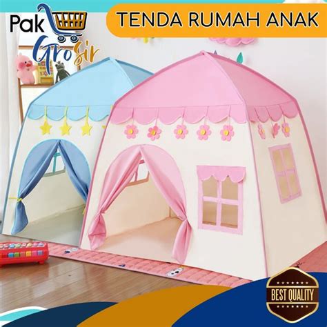 Jual Tenda Anak Model Rumah Castle Mainan Anak Camping Tent Indoor