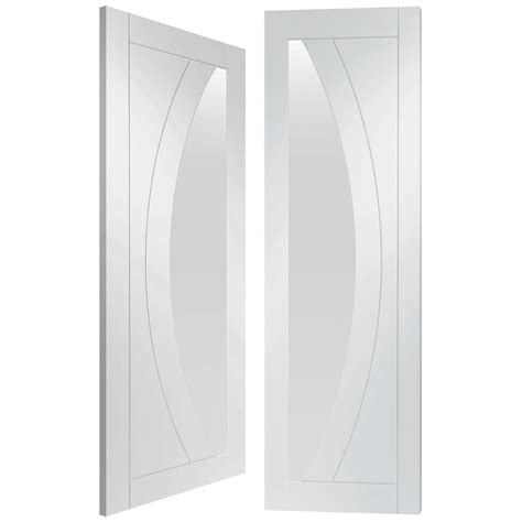 Xl Joinery Internal White Primed Salerno Glazed Door Leader Doors