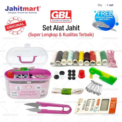 120 Set Alat Jahit Set Peralatan Benang Jarum Lengkap Shopee Indonesia