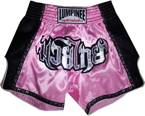 Lumpinee Retro Muay Thai Kick Boxing Shorts Lumrto 003 Pink Amazon