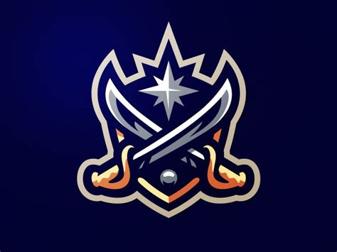 Swords In 2020 Sports Logo Design Esports Logo Sword Logo