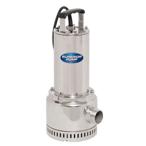 Superior Pump 1 Hp 120 Volt Stainless Steel Submersible Utility Pump In
