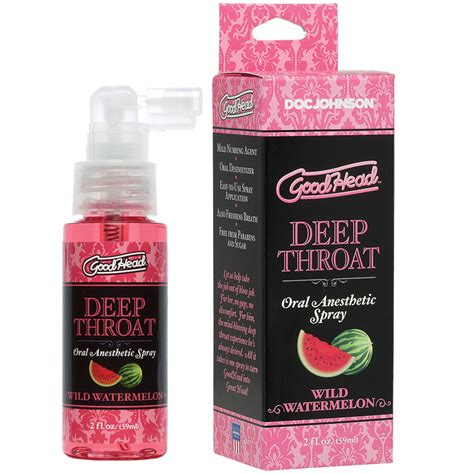 Goodhead Throat Numbing Spray Wild Watermelon 2 Oz