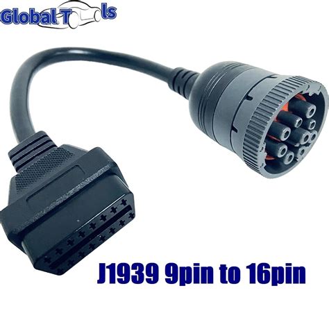 Deutsch J1939 9pin To 16pin Truck Cable J1708 6pin To Obdiiobd2 16pin