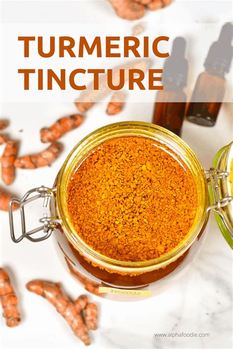 Diy Turmeric Tincture Natures Golden Medicine Recipe Turmeric