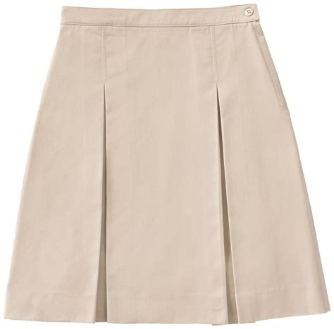 Classroom School Uniform Longer Length Kick Pleat Skirt 55794 910