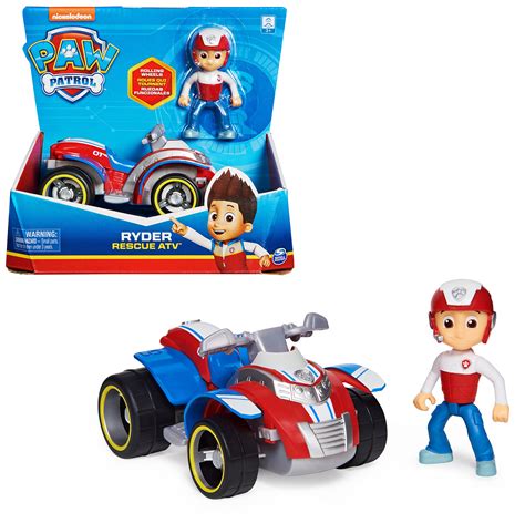 Buy Paw Patrol Ryder Rescue Atv Vehicle With Collectible Figure For