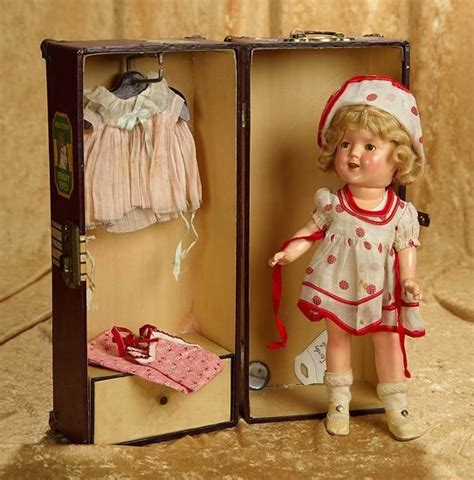 13 American Composition Shirley Temple By Ideal In Original Trunk