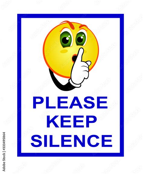 Keep Quiet Keep Silence Silent Please Sign Crossed Person Talking