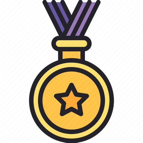 Achievement Award Medal Reward Star Icon