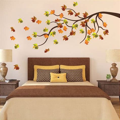 Autumn Tree Wall Decal Mural Fall Tree Decals Primedecals