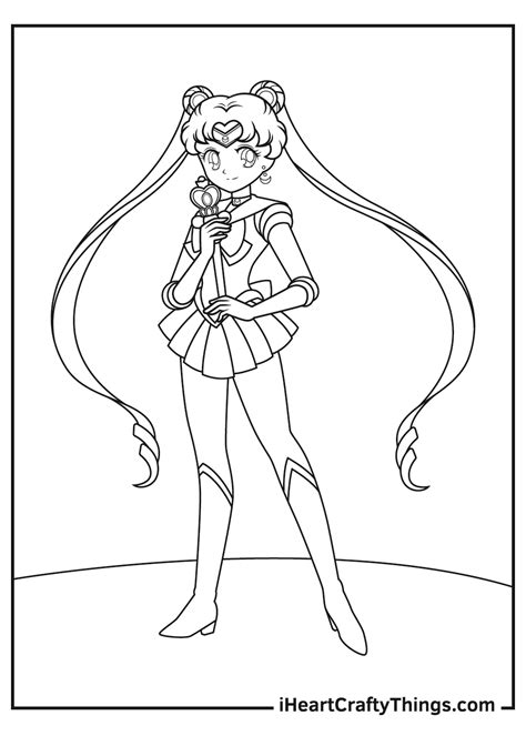 Printable Sailor Moon Coloring Pages Updated 2021