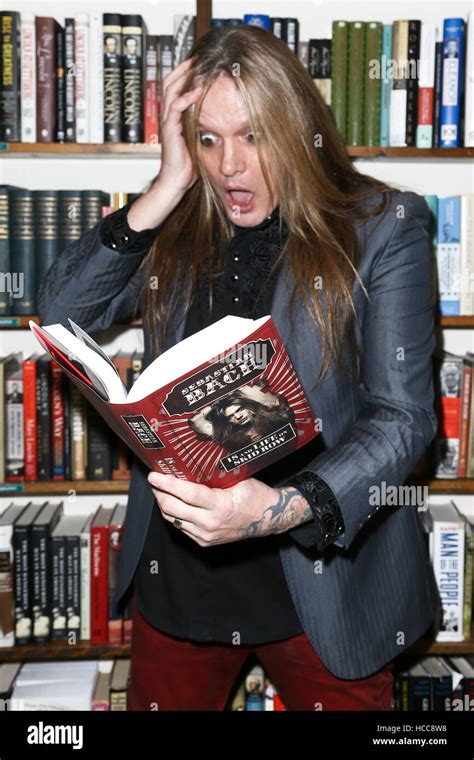 Singer Sebastian Bach Attends The Book Signing Of 18 And Life On Skid