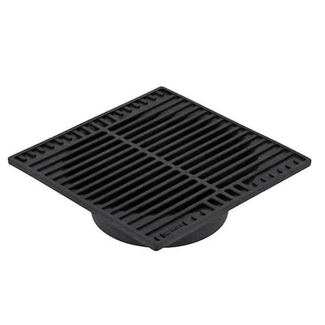 Nds 9 In Plastic Square Drainage Grate In Black 970 The Home Depot