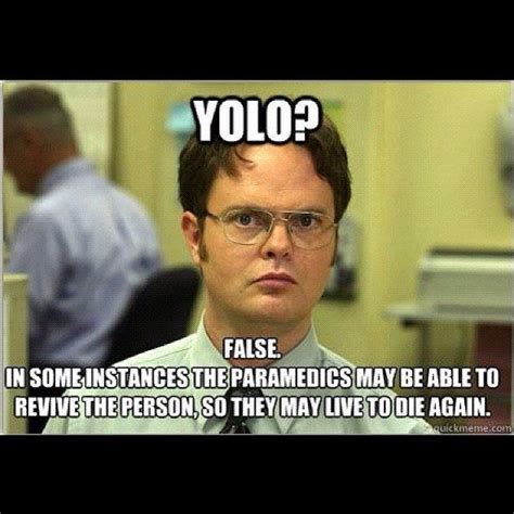 Yolo is an acronym for the phrase you only live once which is often used as a hashtag on twitter to bring attention to exciting events or an excuse for irresponsible behaviors. The Best YOLO Memes Ever! | Memes and BuzzFeed