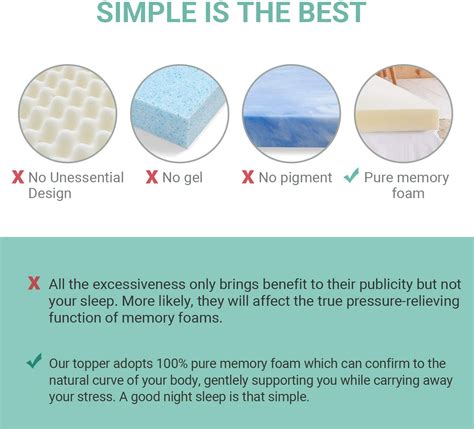 If your mattress is not living up to your expectations, why not invest in a mattress topper to provide the same comfort and relief from pain and pressure. RECCI 3-Inch Queen Mattress Topper, Pressure Relief Memory ...