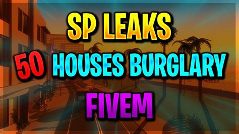 Esx 50 Houses Burglary Script Fivem Sp Youtube