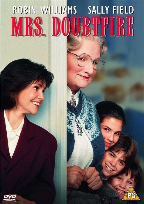 Mrs Doubtfire Dvd 1994 Uk Robin Williams Sally Field Pierce Brosnan Harvey