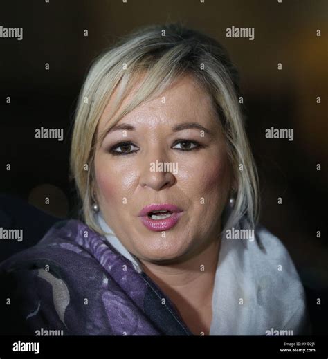 Sinn Fein S Northern Ireland Leader Michelle O Neill Speaking To The Media At Leinster House