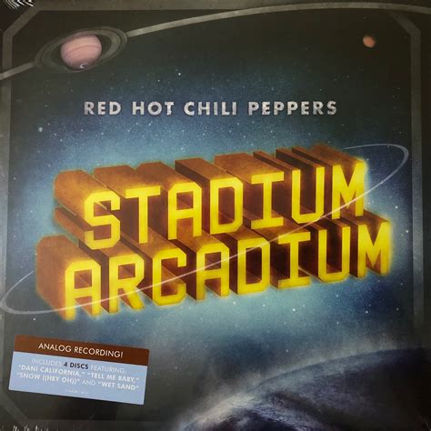 Red Hot Chili Peppers Stadium Arcadiumltd 180g Vinyl 4lp Set