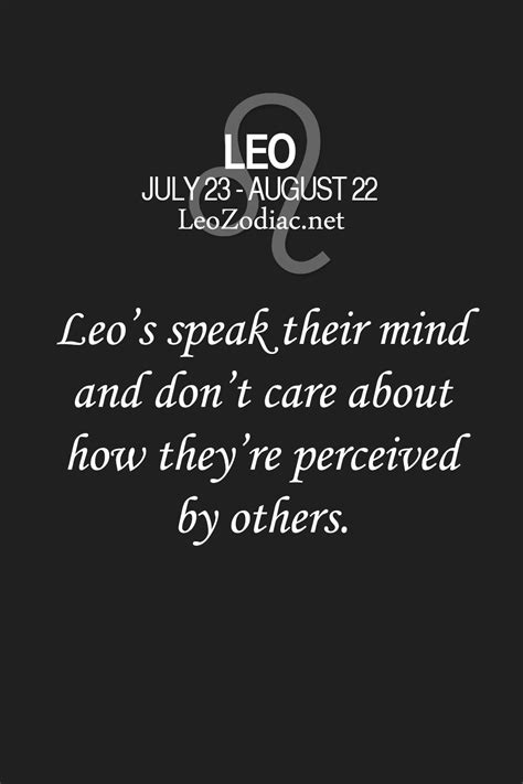 Leo Facts At Leo Zodiac Facts Leo Zodiac Quotes Leo