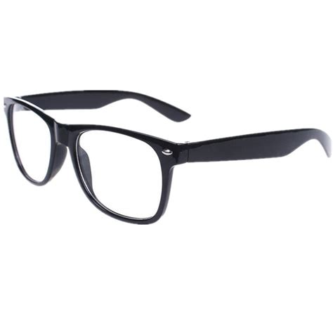 1 X Geek Glasses With Lenses Cool Nerd School Glasses