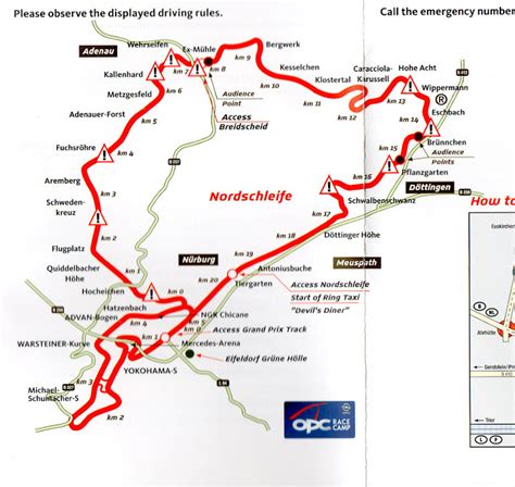 Nurburgring Corner Names Map A Drive Through The Green Hell