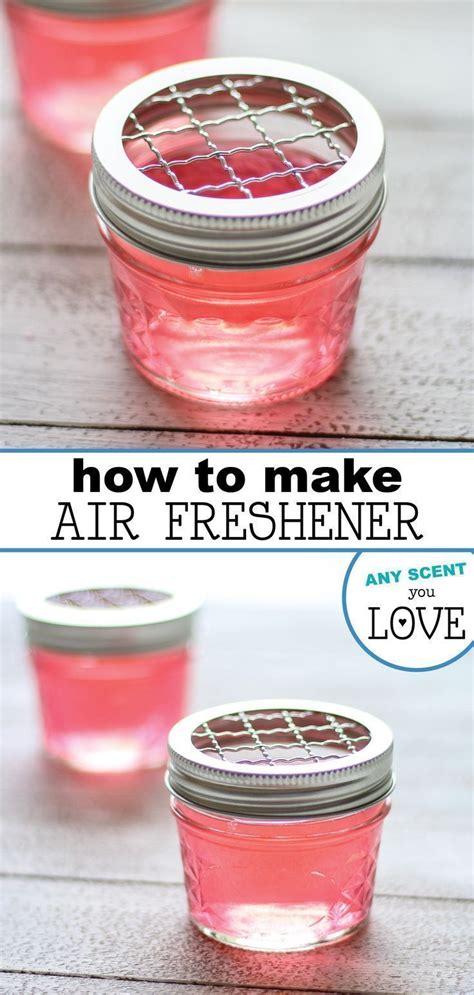 How To Make Gel Air Fresheners Homemade Air Freshener Diy Cleaning