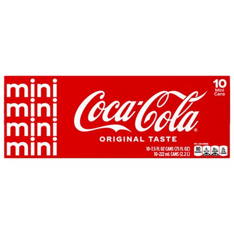 Save On Coca Cola Original Mini Cans 10 Pk Order Online Delivery