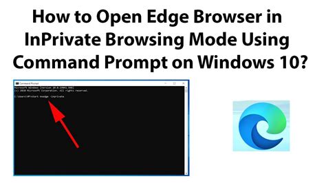 How To Open Edge Browser In Inprivate Browsing Mode Using Command