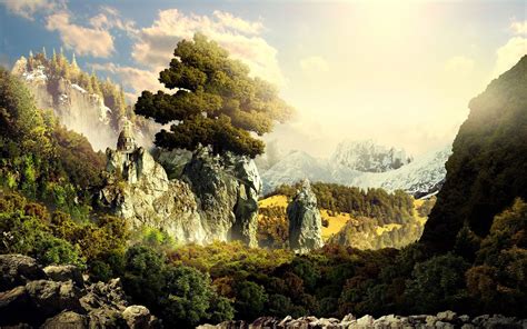 Fantasy Landscape Background 1920×1200 Fantasy