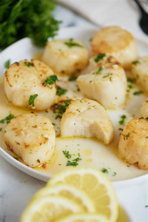 Air Fryer Scallops With Garlic Herb Butter My Forking Life