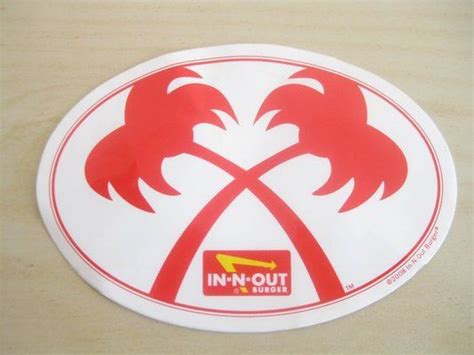 Sticker In N Out Burger In And Out Stickers