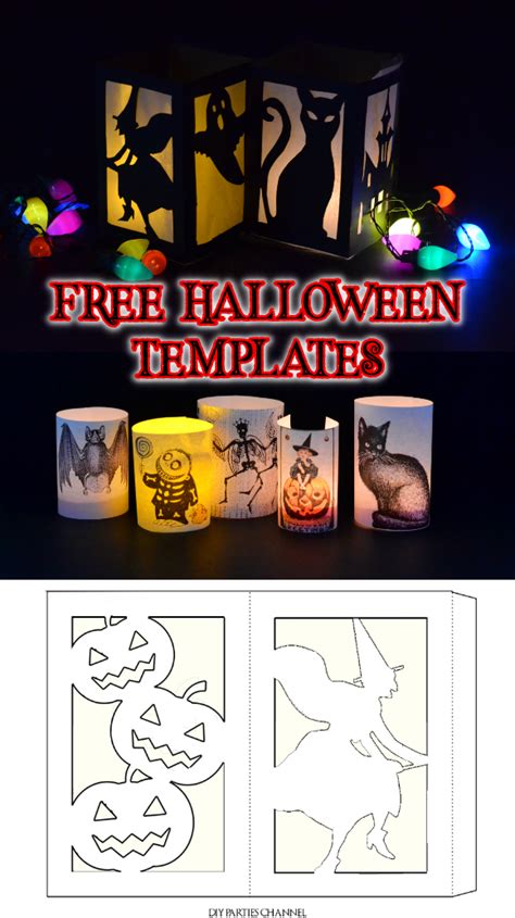 Free Halloween Templates Lanterns Printable Halloween Decorations