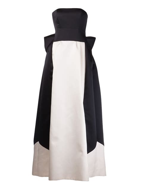 Lyst Moschino Gown With Bow In Black
