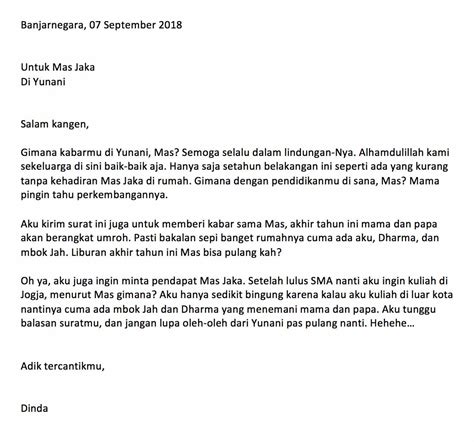 Contoh Surat Email Dalam Bahasa Inggris Untuk Sahabat