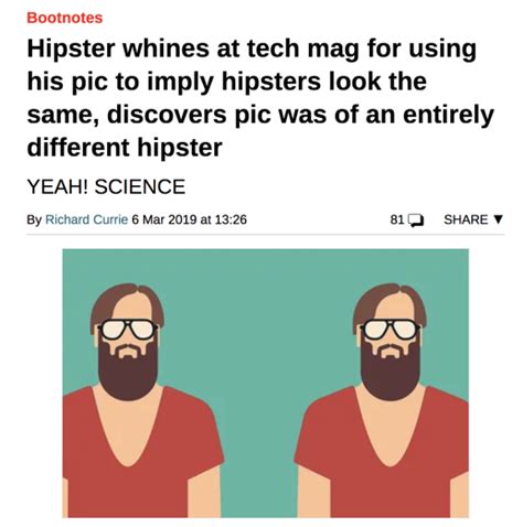 Outrage As Study Confirms Trendy Hipsters All Look Alike National